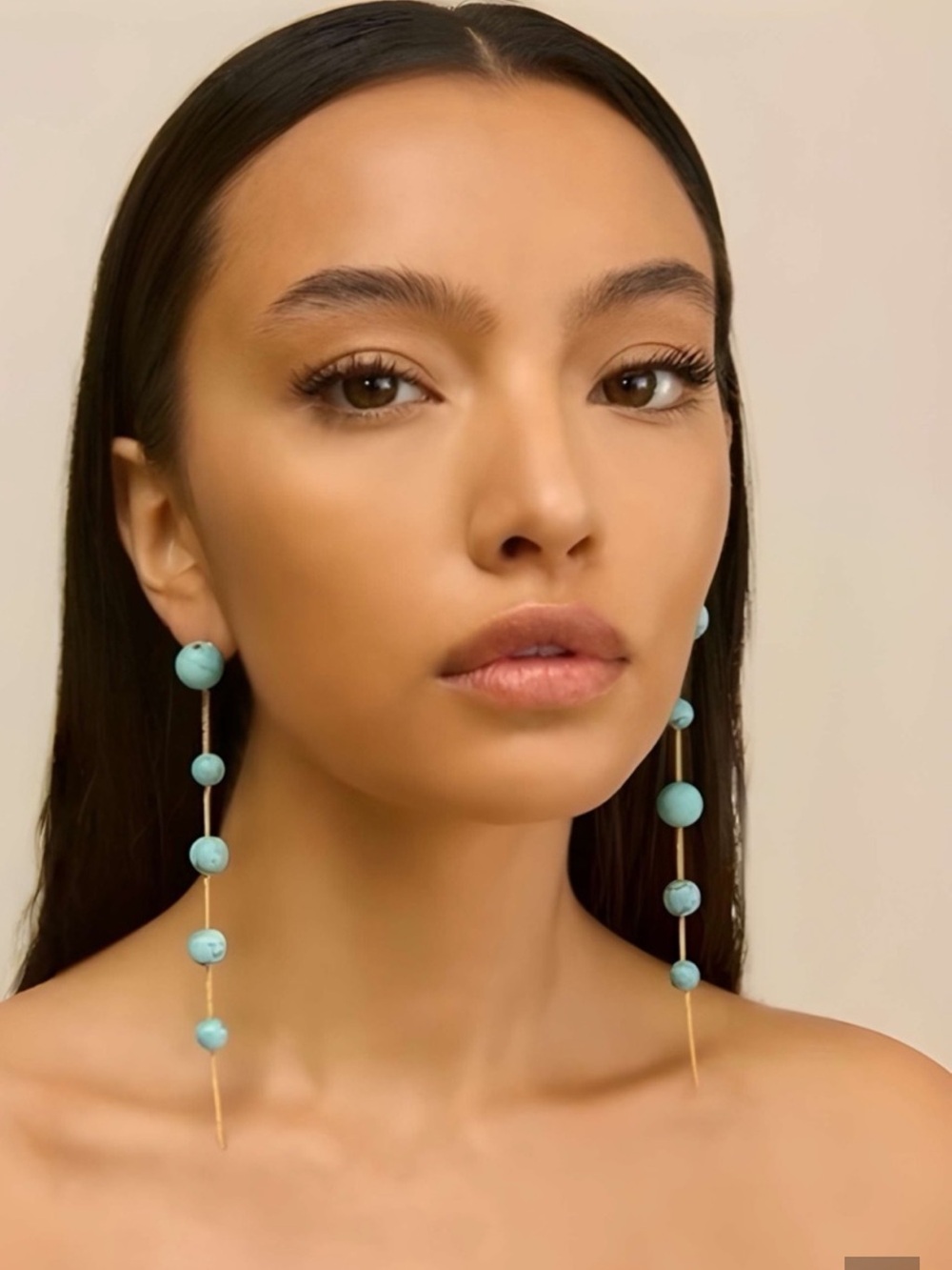 NEW Cult Gaia Atum Earrings in Ibiza Turquoise